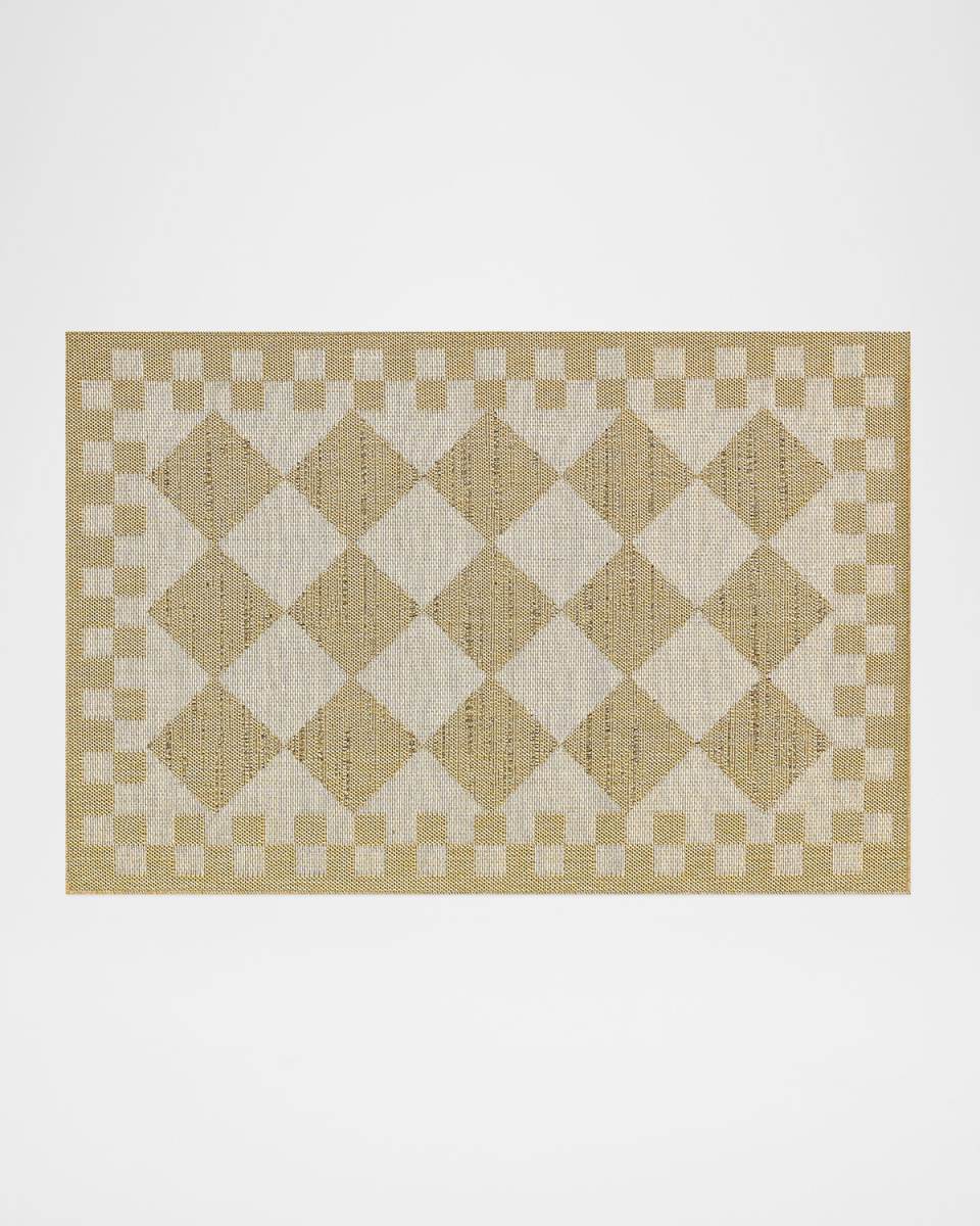 White Diamond Indoor/Outdoor Rug, 3' x 5'